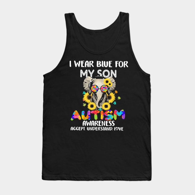 I Wear Blue For My Son Tank Top by methetca